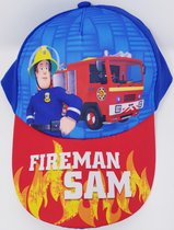 BRANDWEERMAN SAM PET - FIREMAN SAM - KINDER PET - JONGENS - BLAUW/ROOD