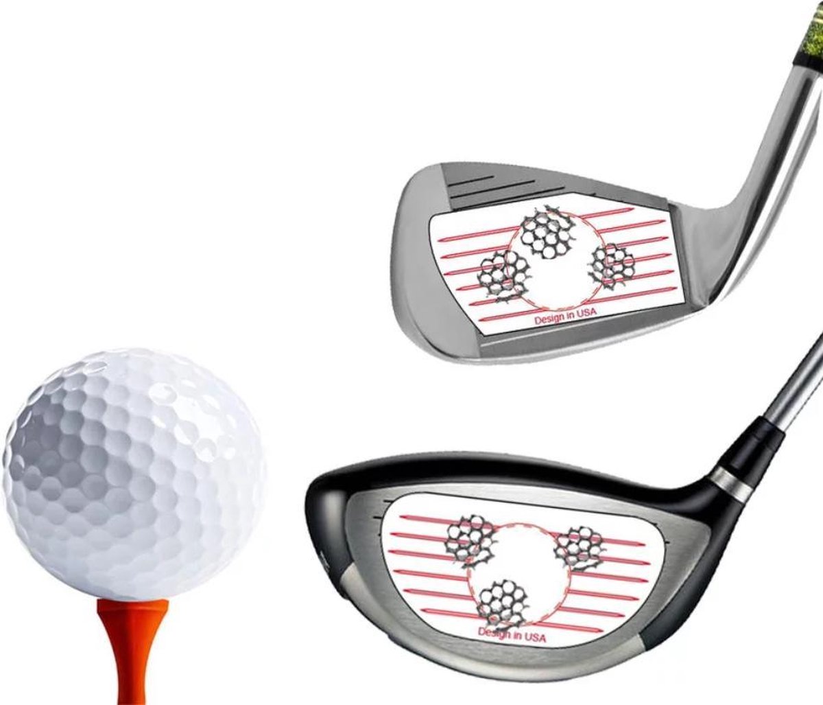 Jobber Golf - Impact Stickers - Raakpunt Golfbal Trainen - Golf Training Accessoires - 50 Stuks - Jobber Sports