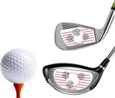 Jobber Golf - Autocollants' impact - Entraînement de balle de Golf Jobber - Accessoires de vêtements pour bébé' entraînement de Golf - 50 pièces