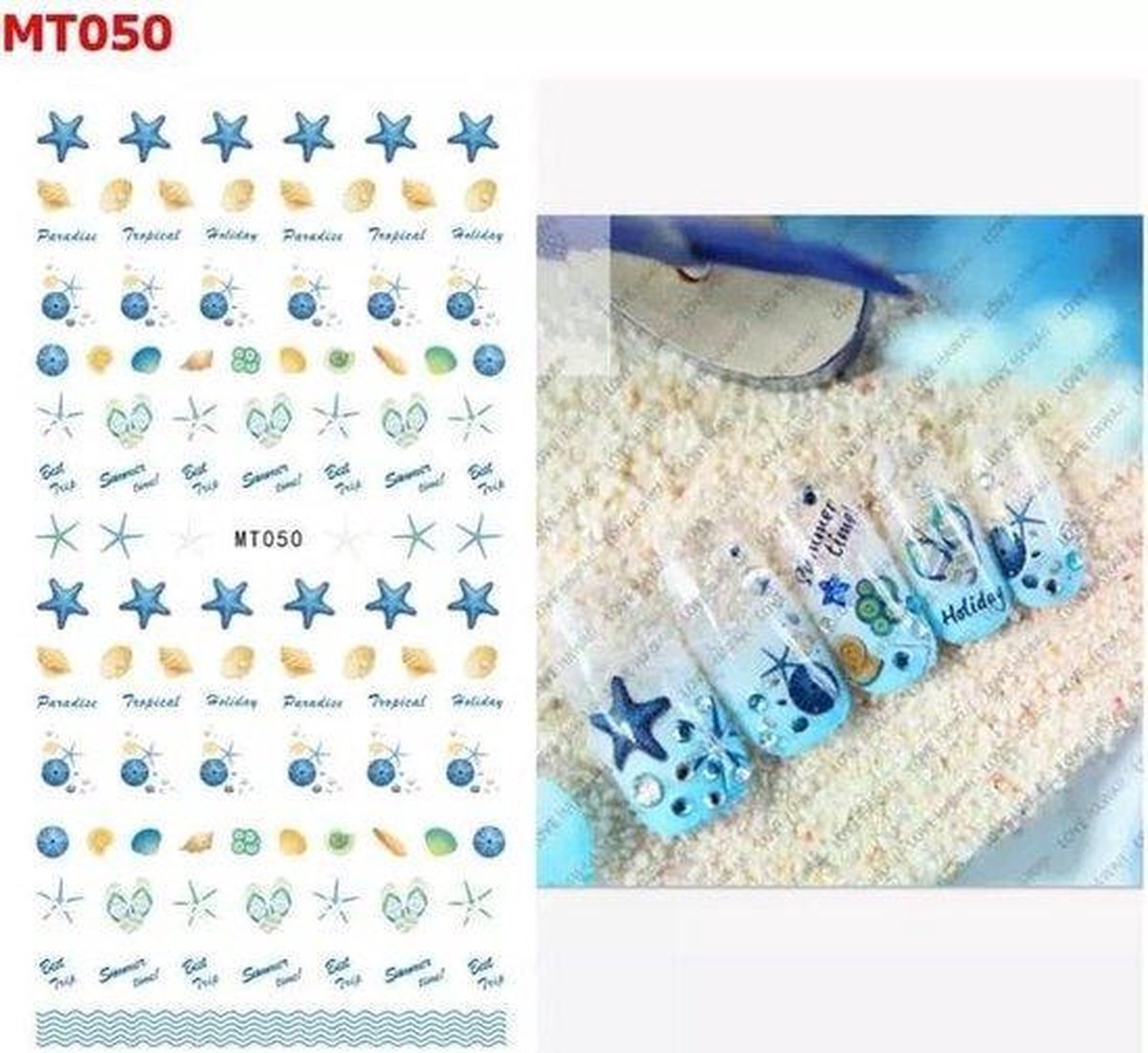 Goedkoopste zee ster vakantie nagelstickers nail art nailart zeester