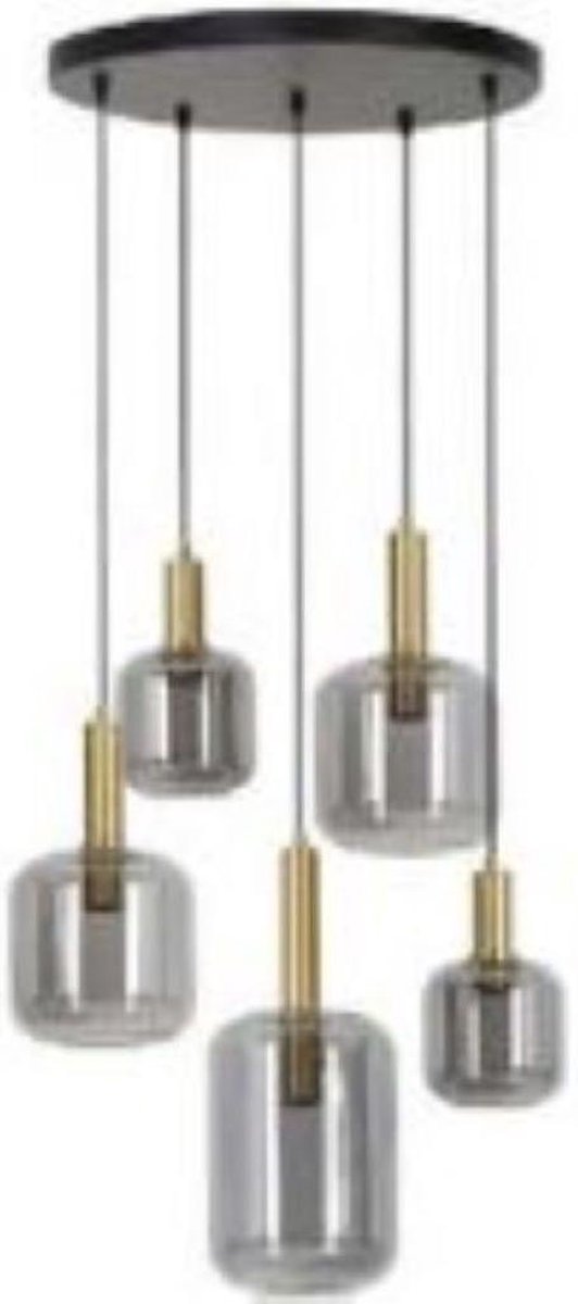 Light & Living Hanglamp Lekar - Antiek Brons - 5L Ø66cm - Modern -  Hanglampen... | bol
