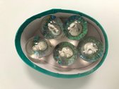 decoratieve paas schudballen - set van 5 stuks