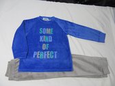 Wiplala - Jen & James - Pyjama - Some kind of perfect - Blauw -  8 jaar 128