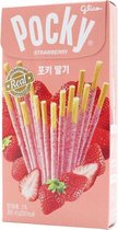 2x Strawberry Pocky |Glico | Rich Taste  Japans Koreans Aardbei Chocolade Biscuit Snack Snoep