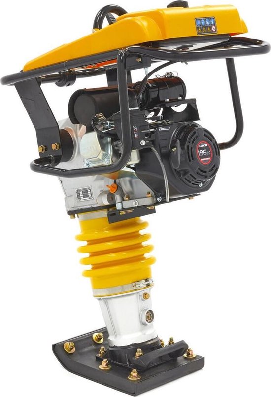 Professionele 6.5 PK Trilplaat, Vibratie Stamper Inclusief Wiel set en Motor Deksel van Pro — afbeelding 3