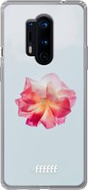 OnePlus 8 Pro Hoesje Transparant TPU Case - Rouge Floweret #ffffff