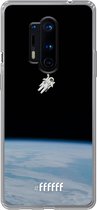 OnePlus 8 Pro Hoesje Transparant TPU Case - Spacewalk #ffffff