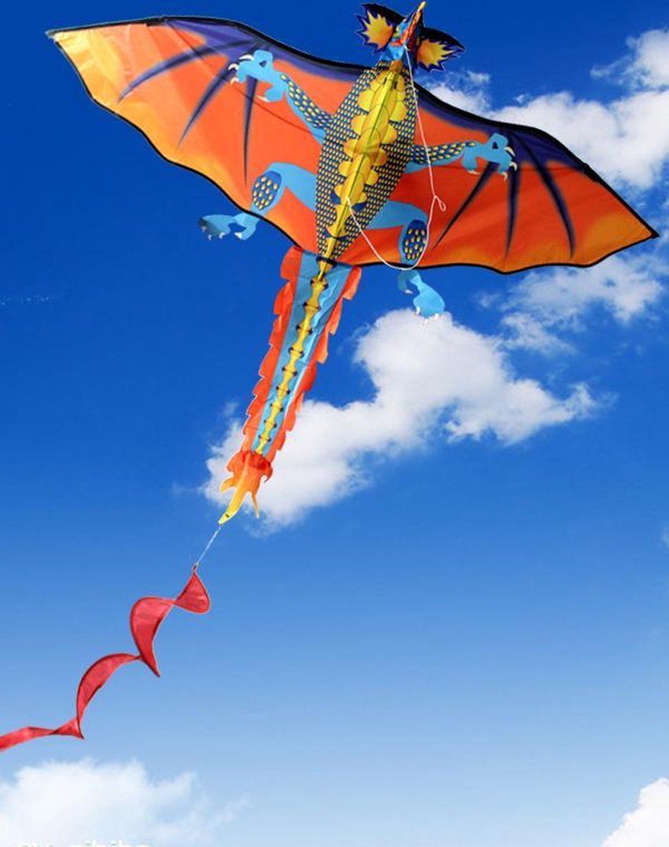 Dragon Kite Facile à Voler Petit Cerf-volant pour Enfants Adultes Débutants  Grande ligne de cerf-volant Jouet pour Voyage de plage en plein air