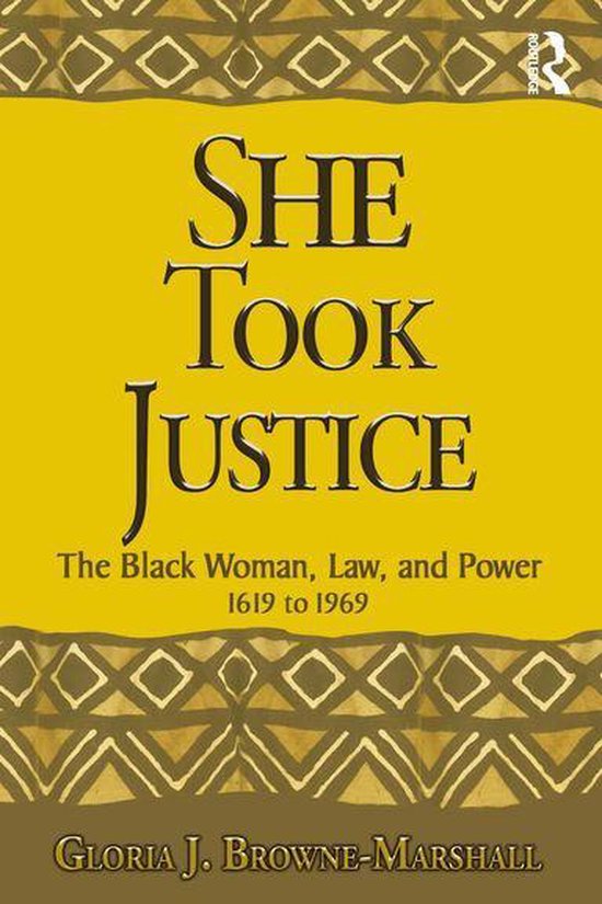 Criminology and Justice Studies - She Took Justice - cover