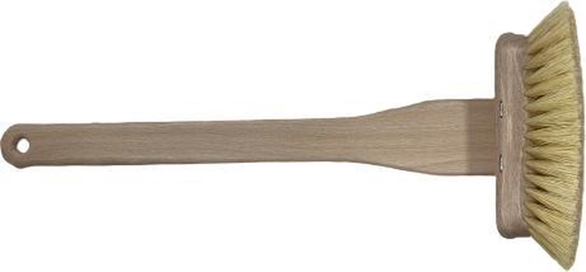 Goedkoopste Badkuipborstel, -schrobber van natuurlijke materialen fiber beukenhout met steel lengte 36 cm