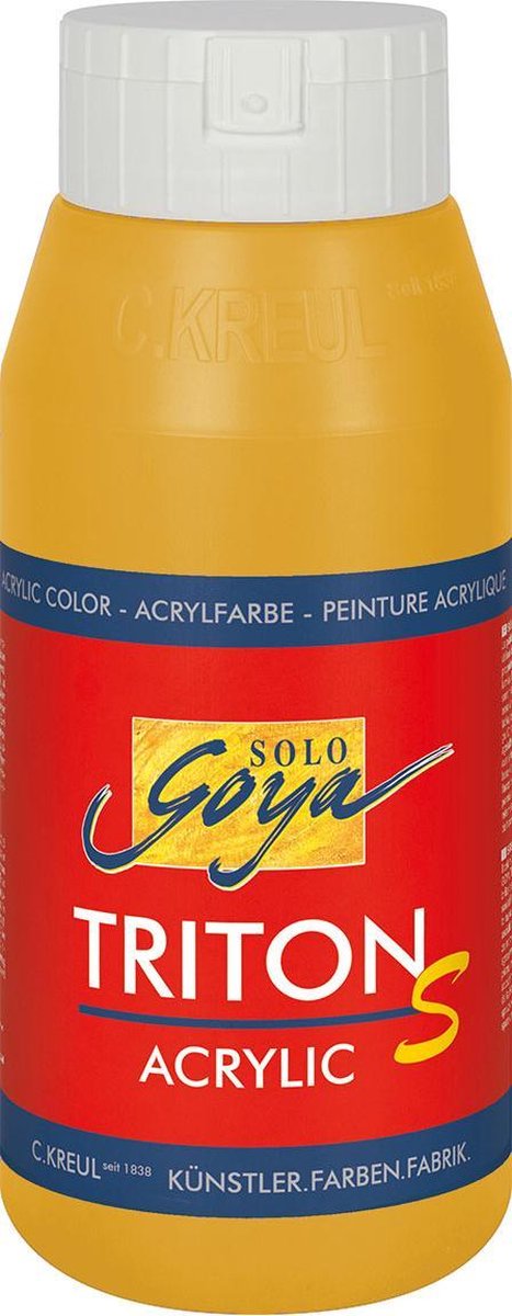 Solo Goya TRITON S - Maisgele Hoogbriljante Acrylverf – 750ml