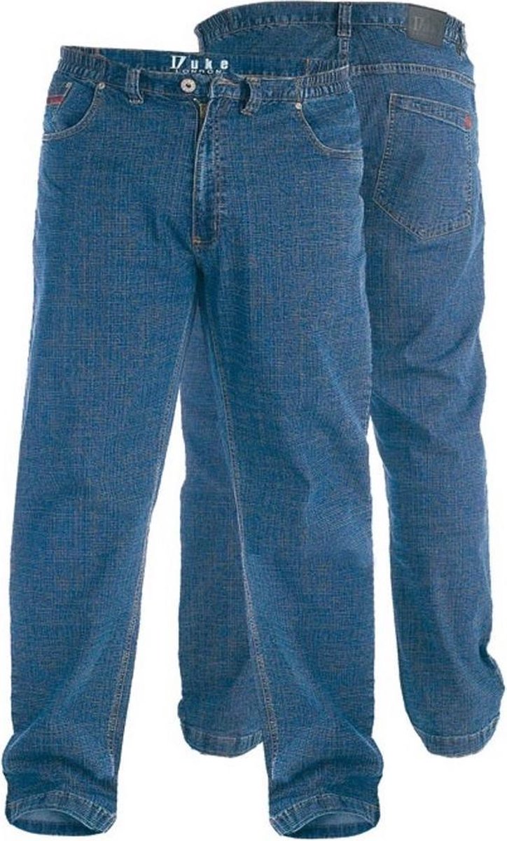 Spijkerbroek met elastische taille 48'/32' blauw