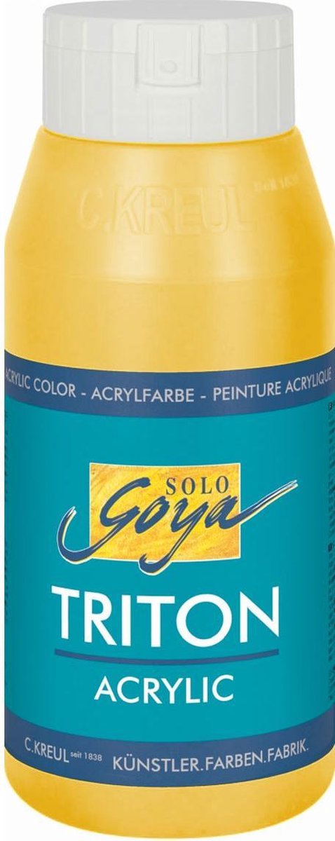 Solo Goya TRITON - Cadmium Geel Acrylverf – 750ml
