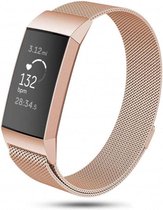 Fitbit Charge 3 & 4 milanese bandje (small) - Champagne goud - Fitbit charge bandjes