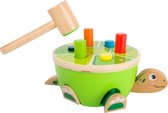 Houten hamerbank voor kinderen - "Schildpad" - Houten speelgoed vanaf 1 jaar
