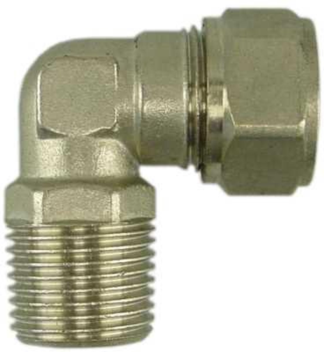 Sub radiatorkoppeling 1/2x15 knel haaks