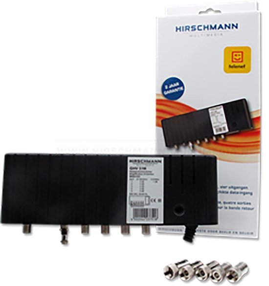 Hirschmann GHV51M - vijfvoudige in huis versterker voor CAI - Telenet  Interkabel... | bol.com