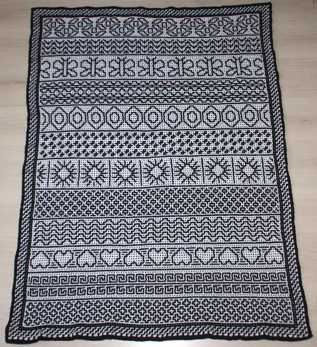 Gehaakte Deken Hooked And Locked 156 x 114 cm