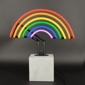 Locomocean Tafellamp Neonlamp - Regenboog - Rainbow large - beton