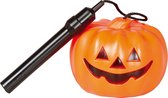Halloween Pompoen Lampion met licht 10cm