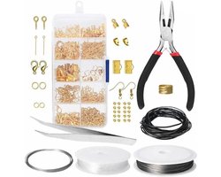Fako Bijoux® - Starterset Sieraden Maken - 910-delig - Goudkleurig