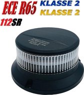 112SR Hoog Kwaliteit Super Fel LED Zwaailamp  ECE-R65 klasse 1 en 2 Vaste Bout montage 12/24V