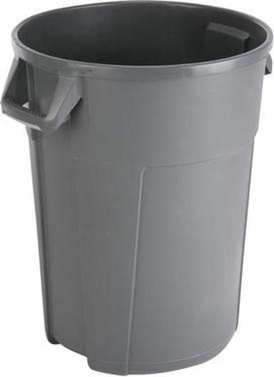 Vileda | Titan afvalbak | Grijs | 120 liter | bol.com