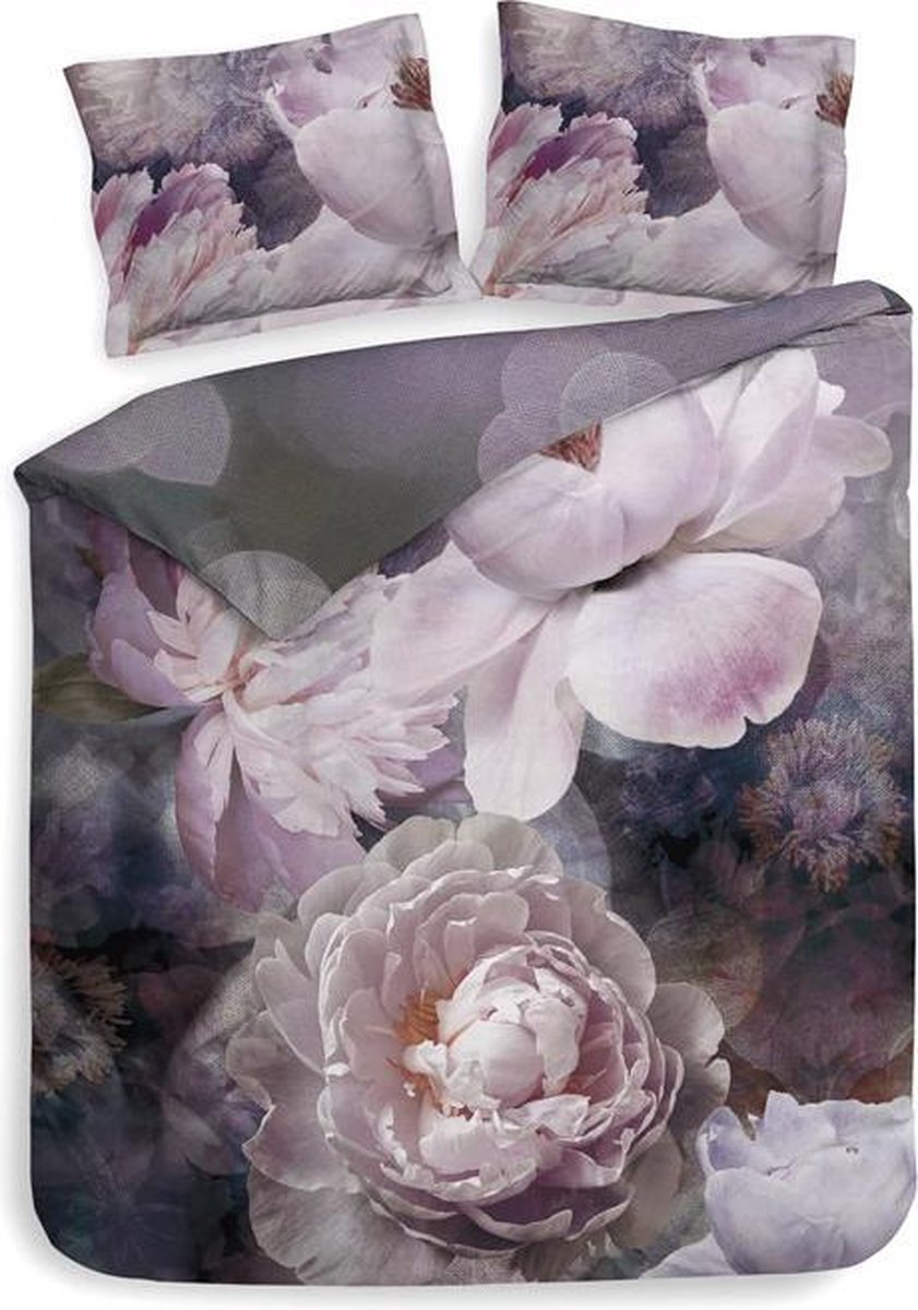 Heckettlane Heckett & Lane Milou - Dekbedovertrek - Litsjumeaux XL - 260x200/220 cm - Sheer Purple