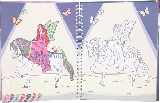 Depesche - Miss Melody kleurboek met dubbele viltstiften - Depesche