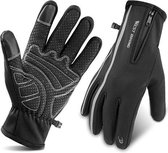 KW® Handschoenen (XL), winddicht, touchscreen technologie, thermische sport handschoenen, fietshandschoenen, heren & dames, antislip, reflecterende sporthandschoenen voor outdoor