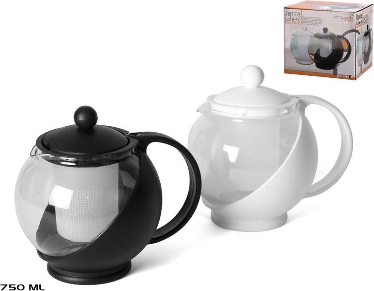 Flat Borosilicate Glass Teapot - Netherlands