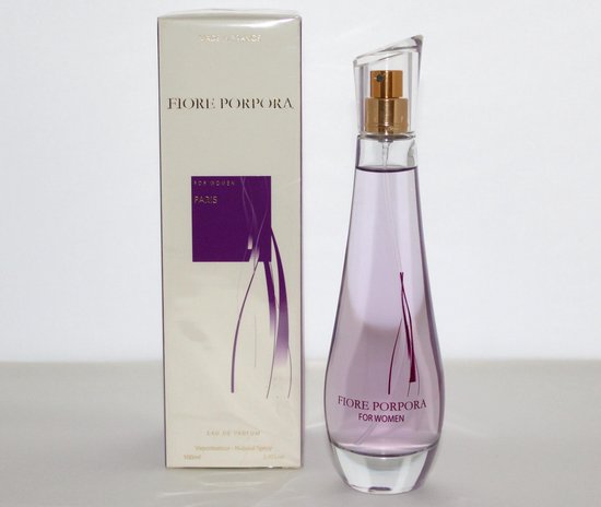 CADEAUTIP - Luxe Franse Eau de Parfum - Fiore Porpora Paris - Franse Bloemige geur - met Jasmijn en witte Musk - met gratis parfum verstuiver