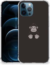 Smartphone hoesje iPhone 12 | 12 Pro Hoesje Bumper met transparante rand Gorilla