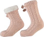 Apollo Huissokken Dames Polyester Zalmroze One-size