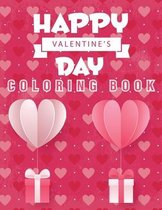 Happy valentine's day coloring book