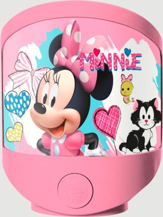 Disney Nachtlamp Minnie Mouse Led Meisjes 13,5 X 15 Cm Roze | bol.com