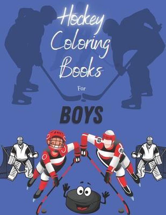 Hockey Coloring Books For Boys - cover