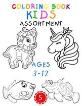 Coloring Book Kids Assortment Ages 3-12 5