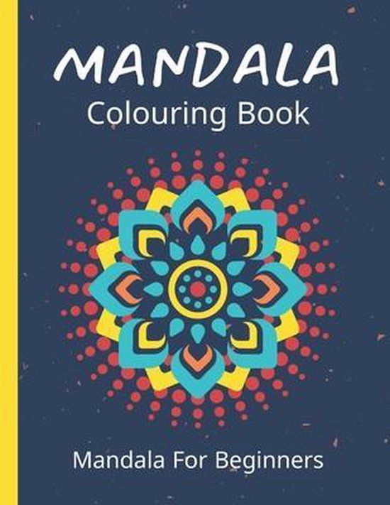 Mandala Colouring Book For Beginners - cover
