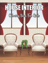 House Interior Coloring Book For Girls