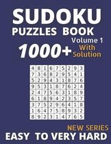 Sudoku Puzzles Book Volume 1 With Solution New Series Easy To Very Hard