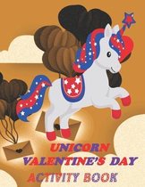 Unicorn Valentine's Day Activity Book