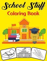School Stuff Coloring Book