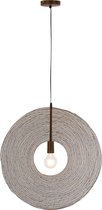 J-Line Lamp Hangend Cirkel Draad Metaal Roest Large