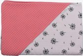 AnouKidz Badcape Wafelstof Tea Rose Paardebloempluisjes