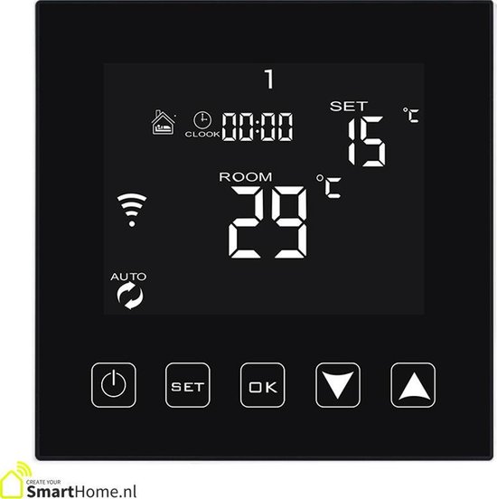 Smart Home slimme thermostaat - (Google Alexa, Smart Life) - CV ketels | bol.com