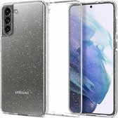 Spigen - Liquid Crystal Glitter Samsung Galaxy S21 Plus Hoesje - Transparant
