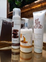 Self tan Kit - zelfbruiner Dark Tan Set - Self tan mousse Chocolat - Jet Set Sun - Suntana