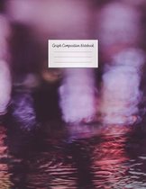 Graph Composition Notebook: Grid Paper Notebook: Large Size 8.5x11 Inches, 110 pages. Notebook Journal: Colorful Blurry Rain Workbook for Preschoo