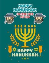 Happy Hanukkah Coloring Book For Kids